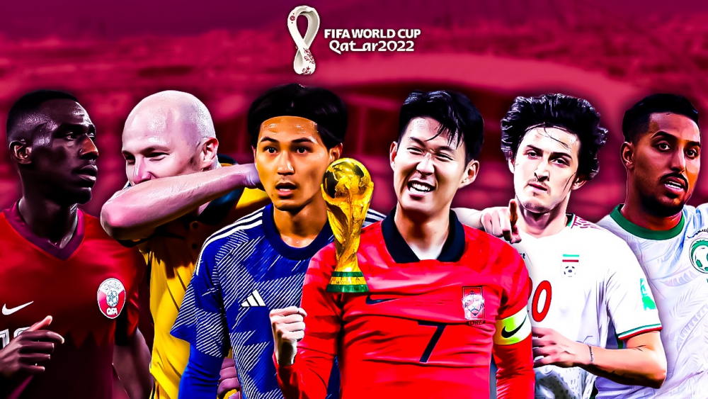 โปรแกรมฟุตบอลโลก 2022 ฉบับ 6 ชาติจากทวีปเอเชีย